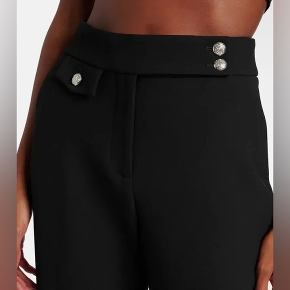 Veronica Beard Renzo Slim-Leg Pant in Black Silver 2 - Picture 4 of 7